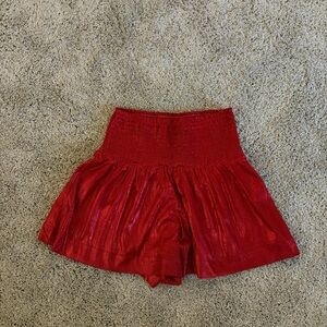 Women’s Red Sparkly skort